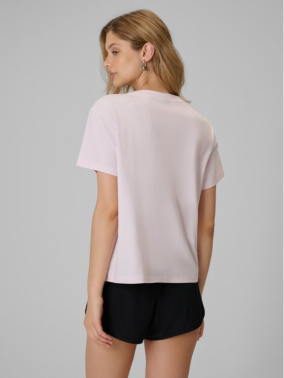 4F 4F T-Shirt T-SHIRT GALLERY Różowy jasny Loose Fit