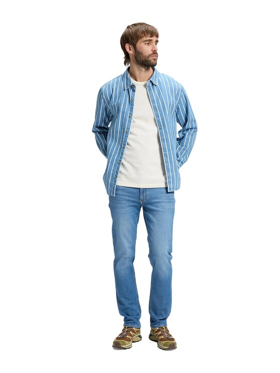 Lee Lee Jeansy 112376332 Niebieski Regular Fit