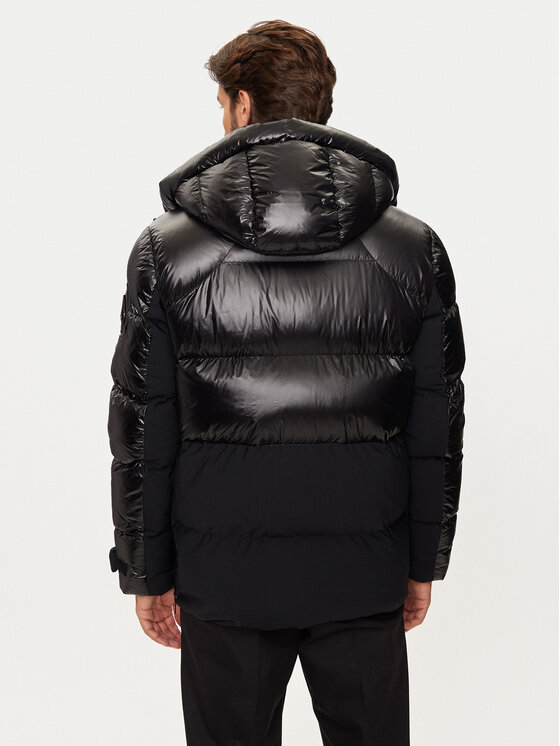 Moose Knuckles Moose Knuckles Kurtka puchowa Adams Peak M34MJ157 Czarny Relaxed Fit