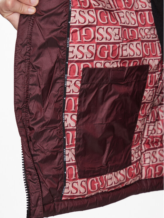 Guess Guess Vatovaná bunda M3BL12 WF5C2 Černá Regular Fit