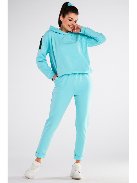 Infinite You Infinite You Bluza M248 Niebieski Basic Fit