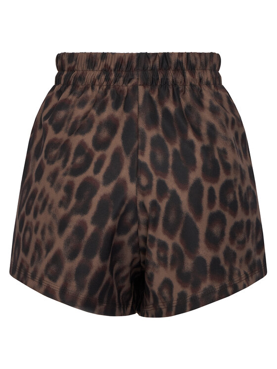 adidas adidas Sportovní kraťasy Seasonal Essentials Leopard Print JZ0199 Hnědá Regular Fit