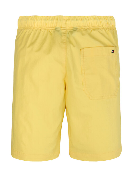 Tommy Hilfiger Tommy Hilfiger Szorty sportowe KB0KB09642 Żółty Regular Fit