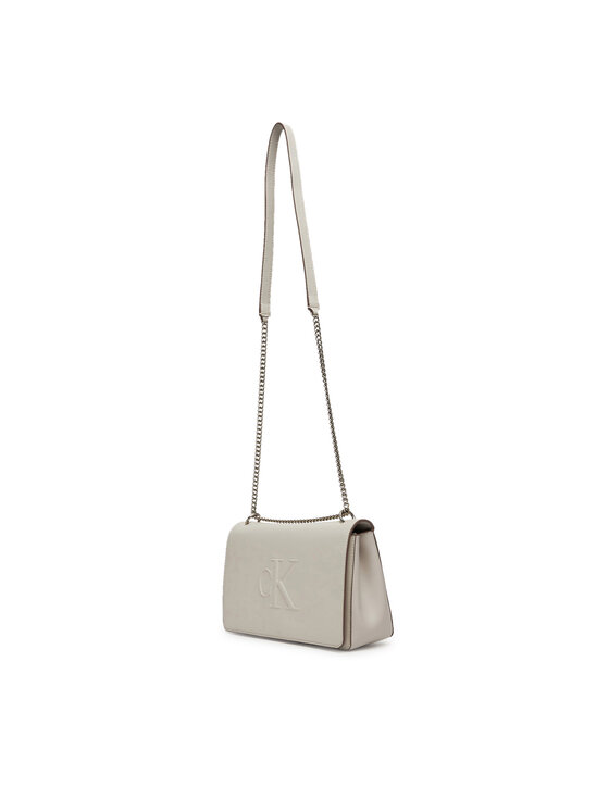 Calvin Klein Jeans Calvin Klein Jeans Geantă Sculpted Ew Flap25 Shoulder Bag LV04K3035G Alb