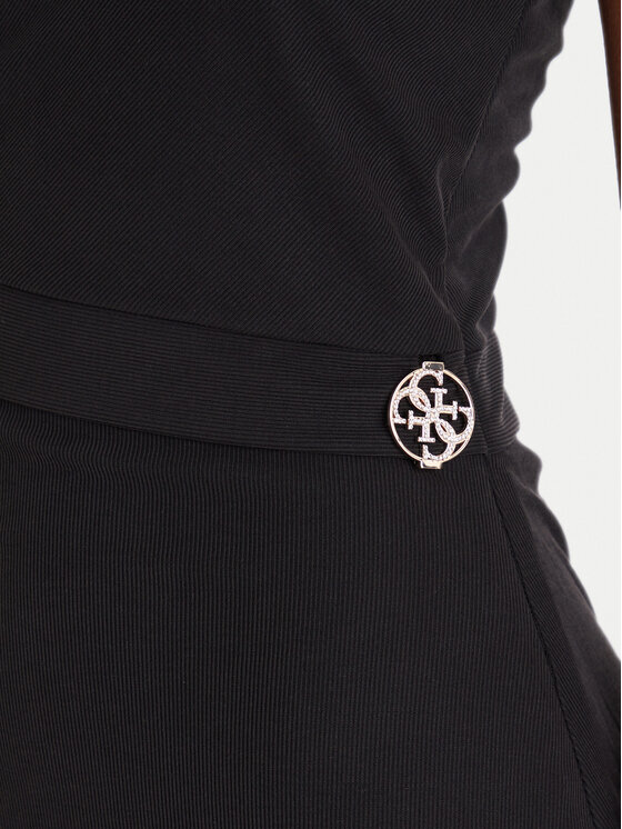 Guess Guess Kasdieninė suknelė W5YK27 KAQL2 Juoda Regular Fit