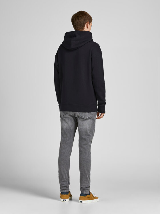 Jack&Jones Jack&Jones Majica dugih rukava Star 12208157 Crna Relaxed Fit