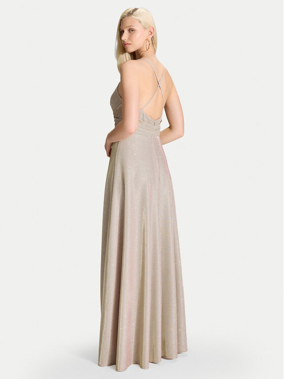 Hey Kyla Hey Kyla Официална рокля 5AK044HK Златист Regular Fit