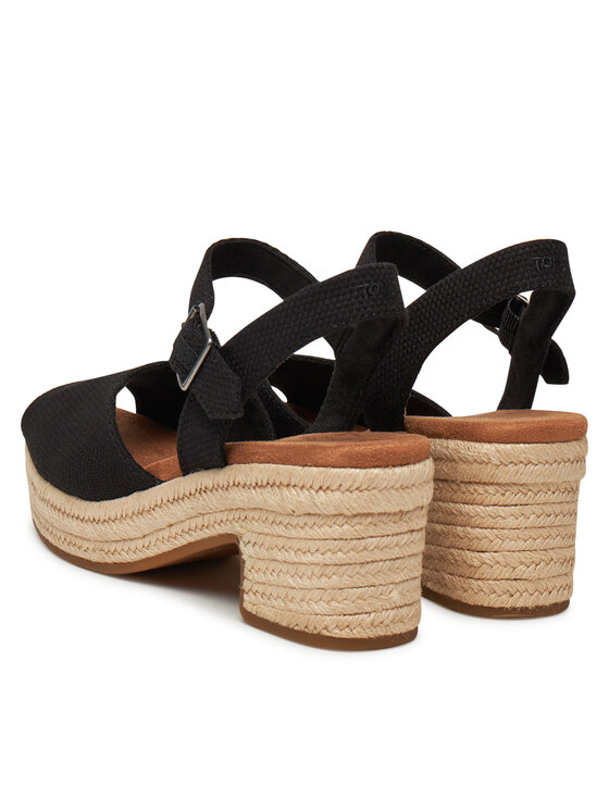 Toms Toms Espadrillid Isla Peep Toe 10021982 Must