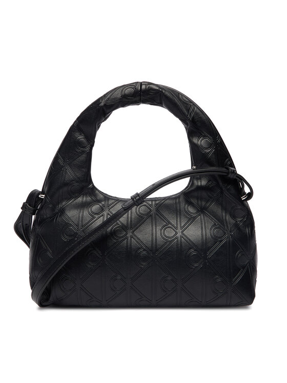 Calvin Klein Calvin Klein Rankinė Emblem Aop Puffer Bag With Strap LV04F3200G Juoda