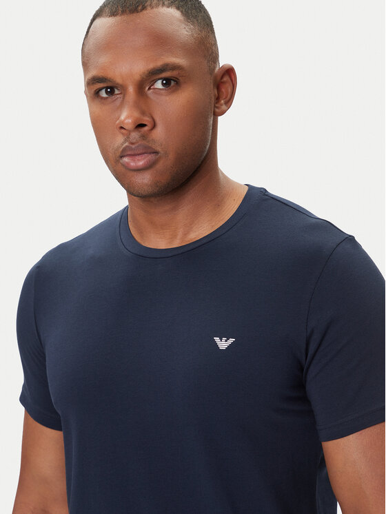Emporio Armani Emporio Armani T-Shirt 28210 Modrá Comfort Fit