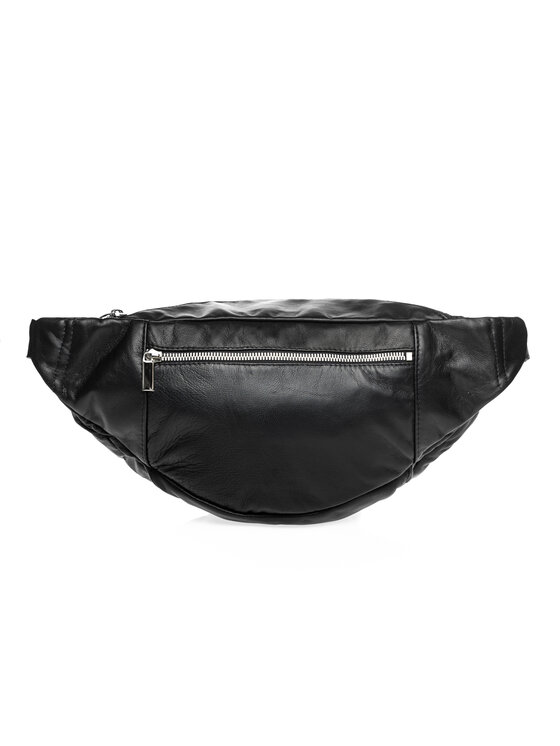 Mimika Mimika Nerka Bumbag N^4 Absolute Black&Silver Czarny
