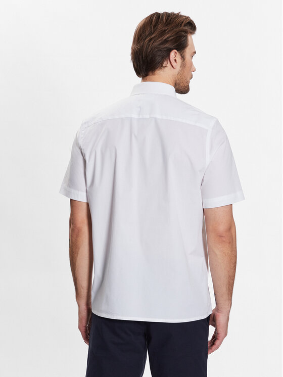 Calvin Klein Calvin Klein Πουκάμισο K10K109440 Λευκό Regular Fit