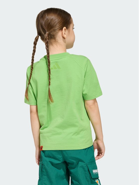 adidas adidas T-Shirt Minecraft Terrex Zielony Regular Fit