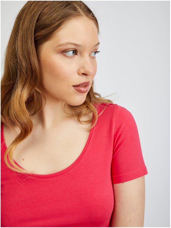 Orsay Orsay T-Shirt 154155324000__S Czarny Regular Fit
