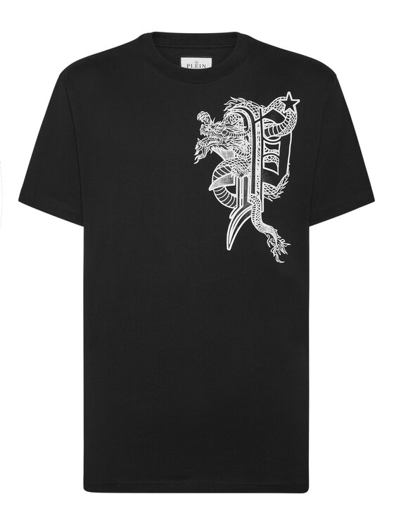 PHILIPP PLEIN PHILIPP PLEIN T-Shirt 11643 Czarny Regular Fit