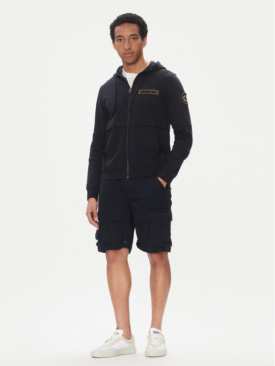 Aeronautica Militare Aeronautica Militare Bluza 251FE2013F585 Granatowy Regular Fit