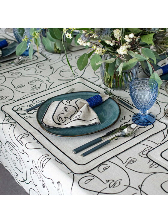 Roseberry Home Roseberry Home Serwetki haftowane Venus Beżowy