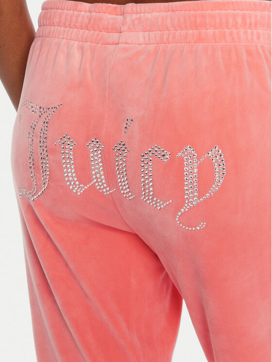 Juicy Couture Juicy Couture Donji dio trenerke Tina JCAPW045 Narančasta Regular Fit