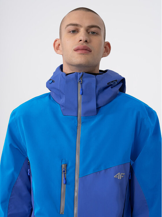 4F 4F Μπουφάν για σκι 4FAW23TTJAM286 Μπλε Regular Fit