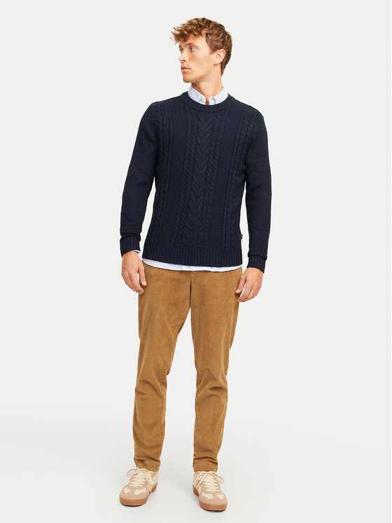 Jack&Jones Jack&Jones Sweater Craig 12258480 Sötétkék Regular Fit