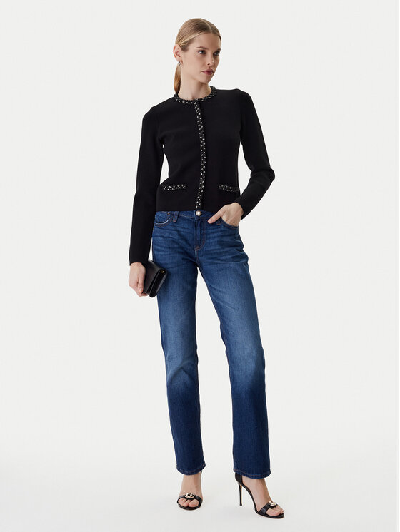 Guess Guess Kardigán W6RR42 Z4422 Fekete Regular Fit