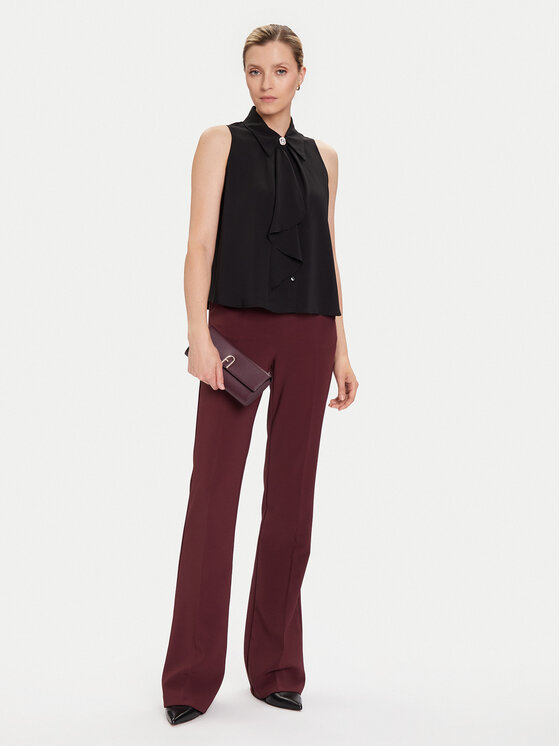 Rinascimento Rinascimento Bluză CFC0125089003 Negru Regular Fit
