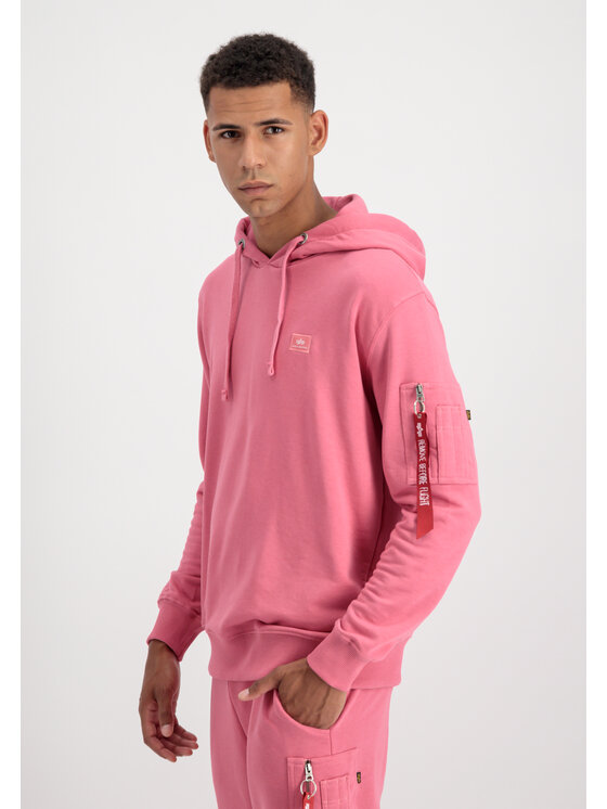 Alpha Industries Alpha Industries Bluza X-Fit Hoodie Czerwony Regular Fit