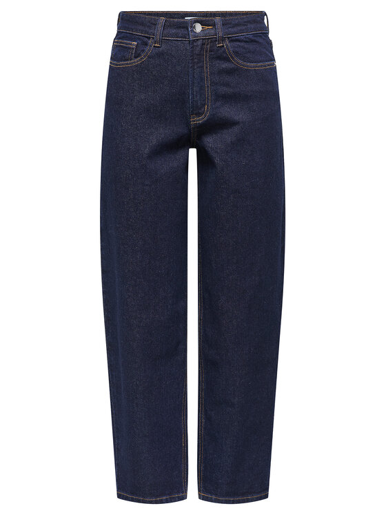 ONLY ONLY Jeansy Emily 15356761 Tmavomodrá Mom Fit