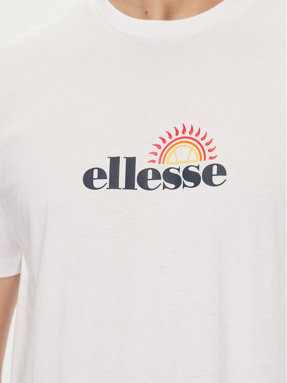 Ellesse Ellesse T-Shirt Trea SHV20126 Biały Regular Fit