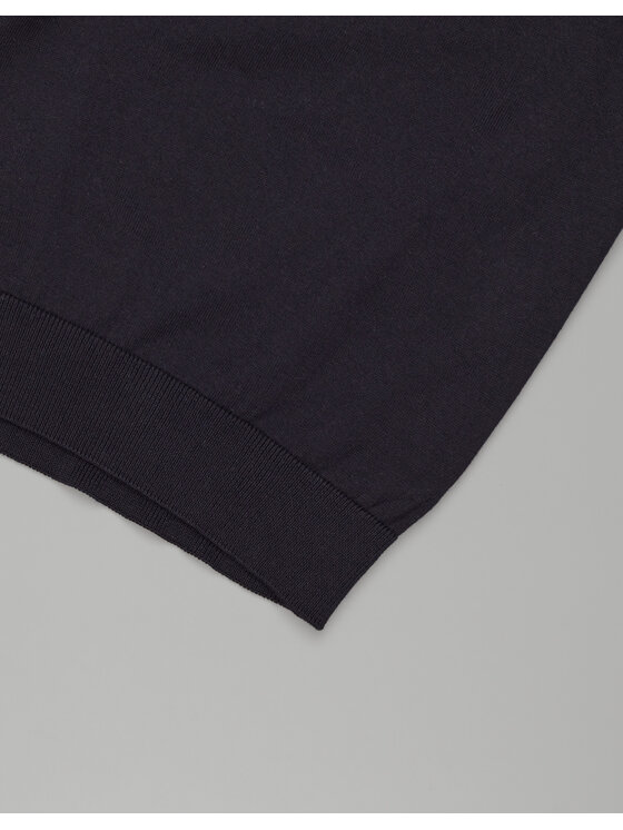 Borgio Borgio Polo colliano Granatowy Classic Fit