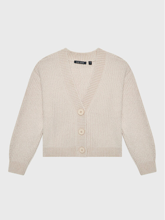 Blue Seven Blue Seven Kardiganas 576175 Smėlio Regular Fit