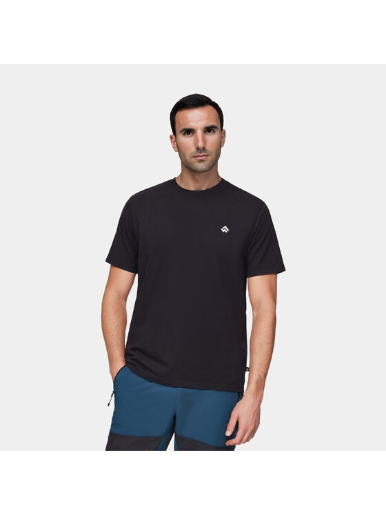 Alpinus Alpinus T-Shirt Tokat Czarny Regular Fit