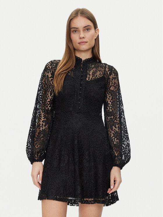 Vila Vila Hétköznapi ruha 14109364 Fekete Slim Fit