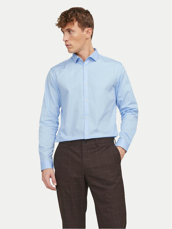 Jack&Jones Jack&Jones Košulja 12201905 Svijetloplava Slim Fit