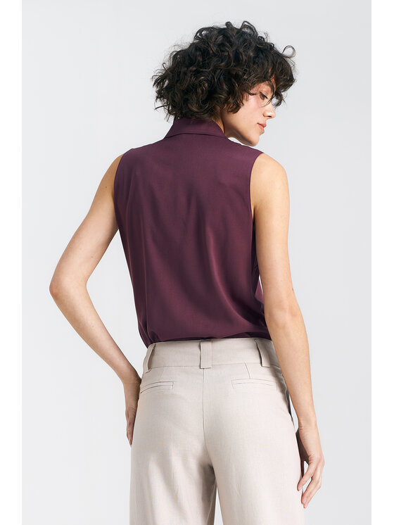 NIFE NIFE Halenka B158 Fialová Regular Fit