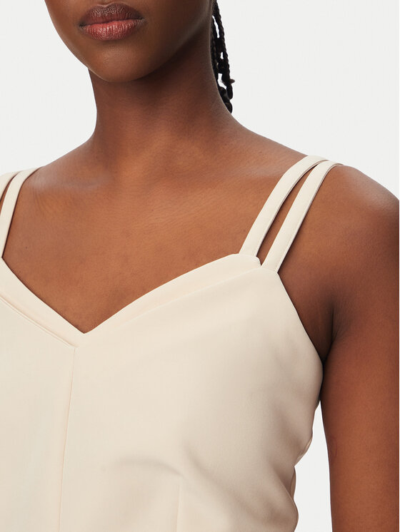 Rinascimento Rinascimento Top CFC0127891003 Bež Slim Fit