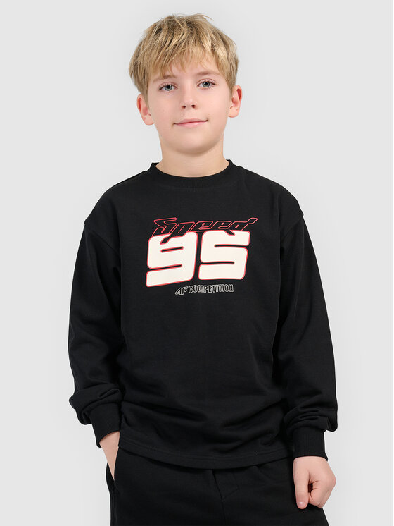 4F 4F Bluza ESPORTS RACING Czarny Regular Fit