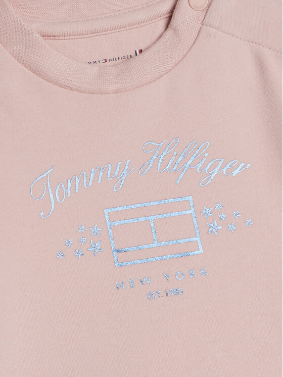Tommy Hilfiger Tommy Hilfiger Μπλουζάκι KN0KN01917 Ροζ Regular Fit