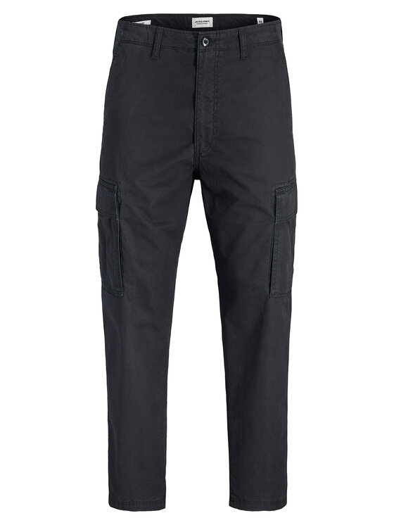 Jack & Jones Jack & Jones Spodnji del trenirke Kane Frank 12291962 Črna Relaxed Fit