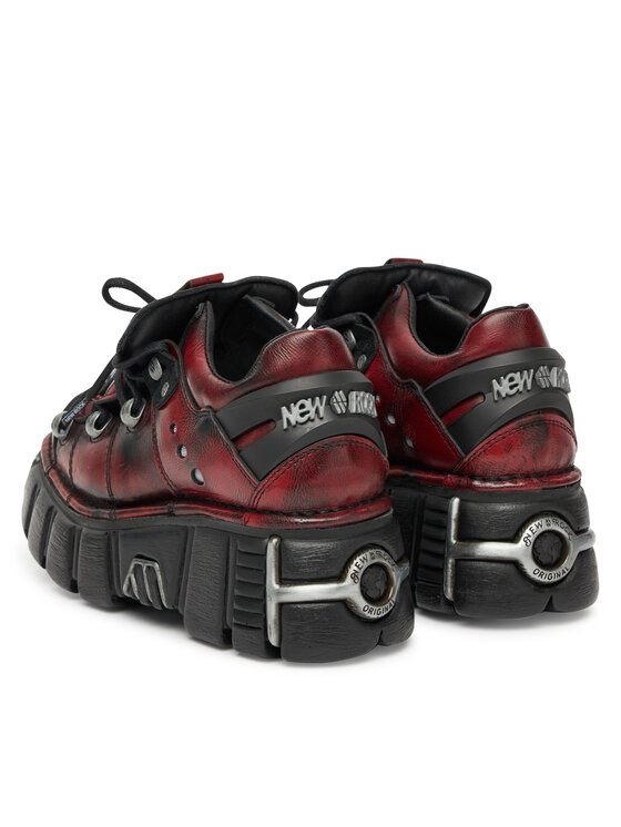 NEW ROCK NEW ROCK Sneakersy M-120N-C67 Bordó