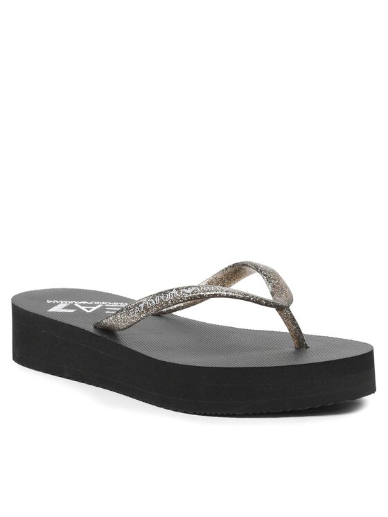 EA7 Emporio Armani EA7 Emporio Armani В'єтнамки XFQ013 XK322 S466 Чорний