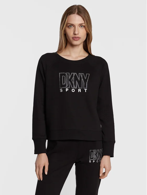 DKNY Sport Sweatshirt DP2T9071 Schwarz Regular Fit