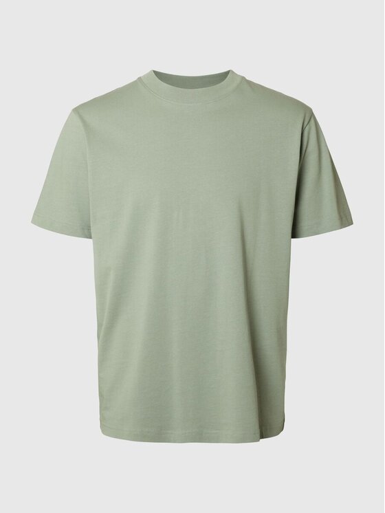Selected Selected T-shirt 16077385_ig Verde Regular Fit