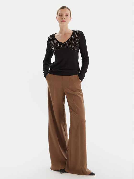 Artigli Artigli Sveter ACMA002723 Čierna Regular Fit