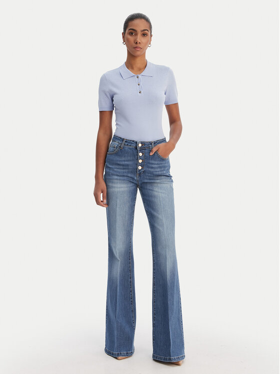 Fracomina Fracomina Džinsai FR26SVA013D40902 Mėlyna Bootcut Fit