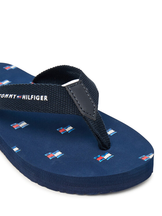 Tommy Hilfiger Tommy Hilfiger Pantoletten T3X8-34409-0058 Blau