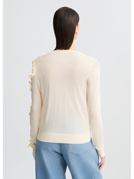 Liu Jo Liu Jo Maglione CA5165MS028X0657 Bianco Regular Fit