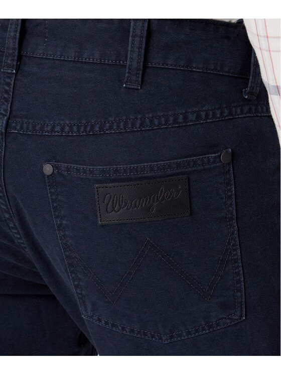 Wrangler Wrangler Spodnie materiałowe GREENSBORO Niebieski Straight Fit