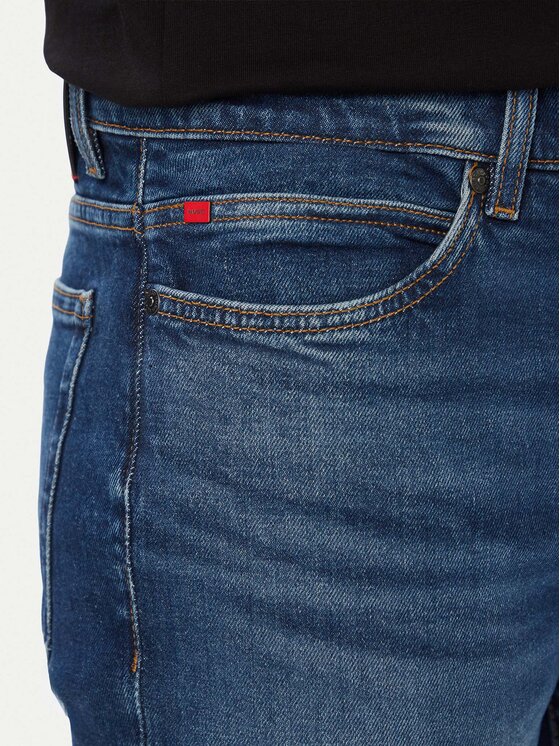 HUGO HUGO Džinsai HUGO 708 50561260 Tamsiai mėlyna Slim Fit