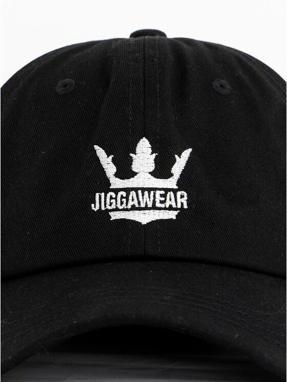 Jigga Wear Jigga Wear Czapka z daszkiem Czapka Z Daszkiem Baseball Czarna / Biała Jigga Wear Crown Haft uni Czarny